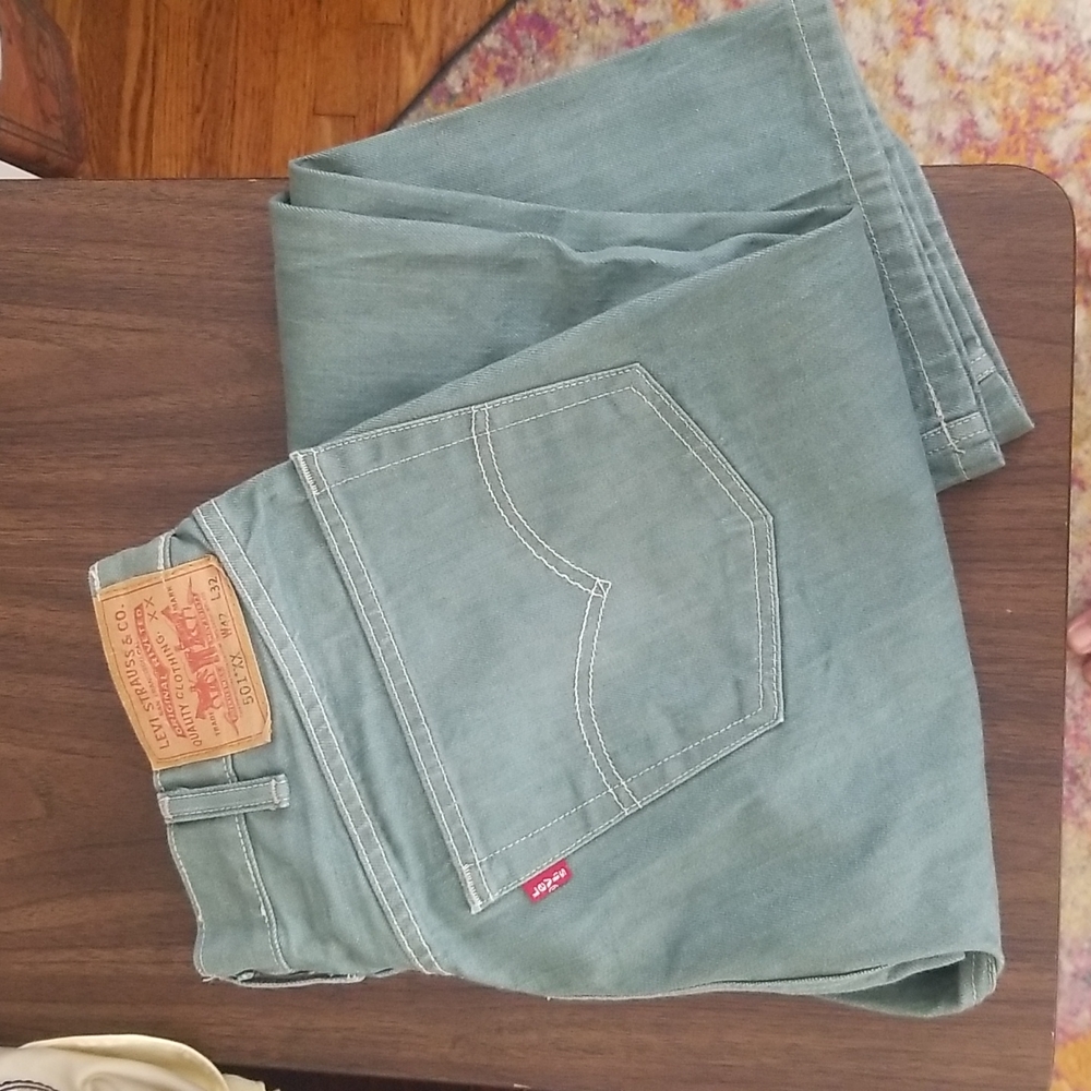 Levi's green 501xx size 42 x 32